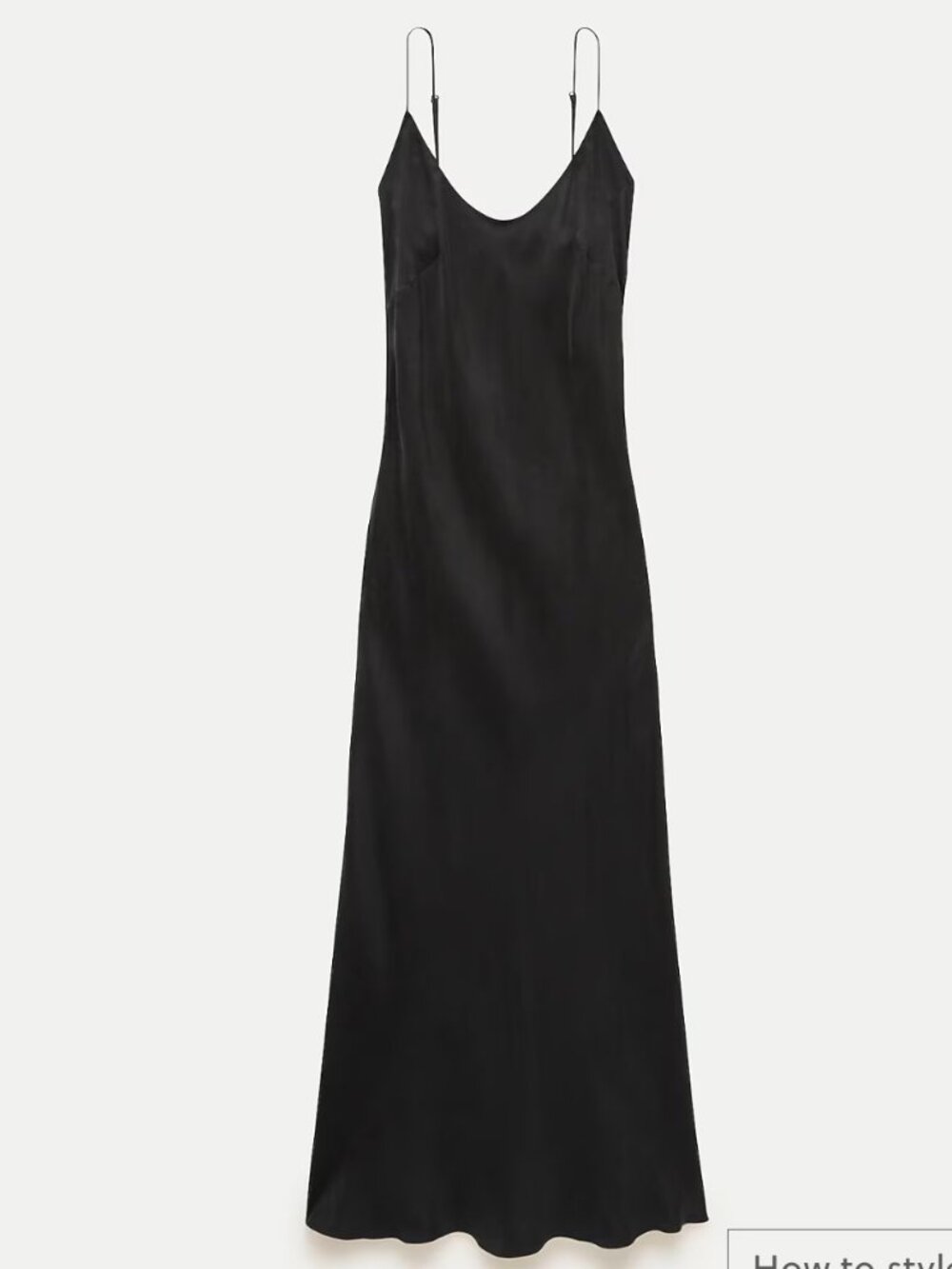 J. Crew Petite Gwyneth slip dress -- Black, 00P